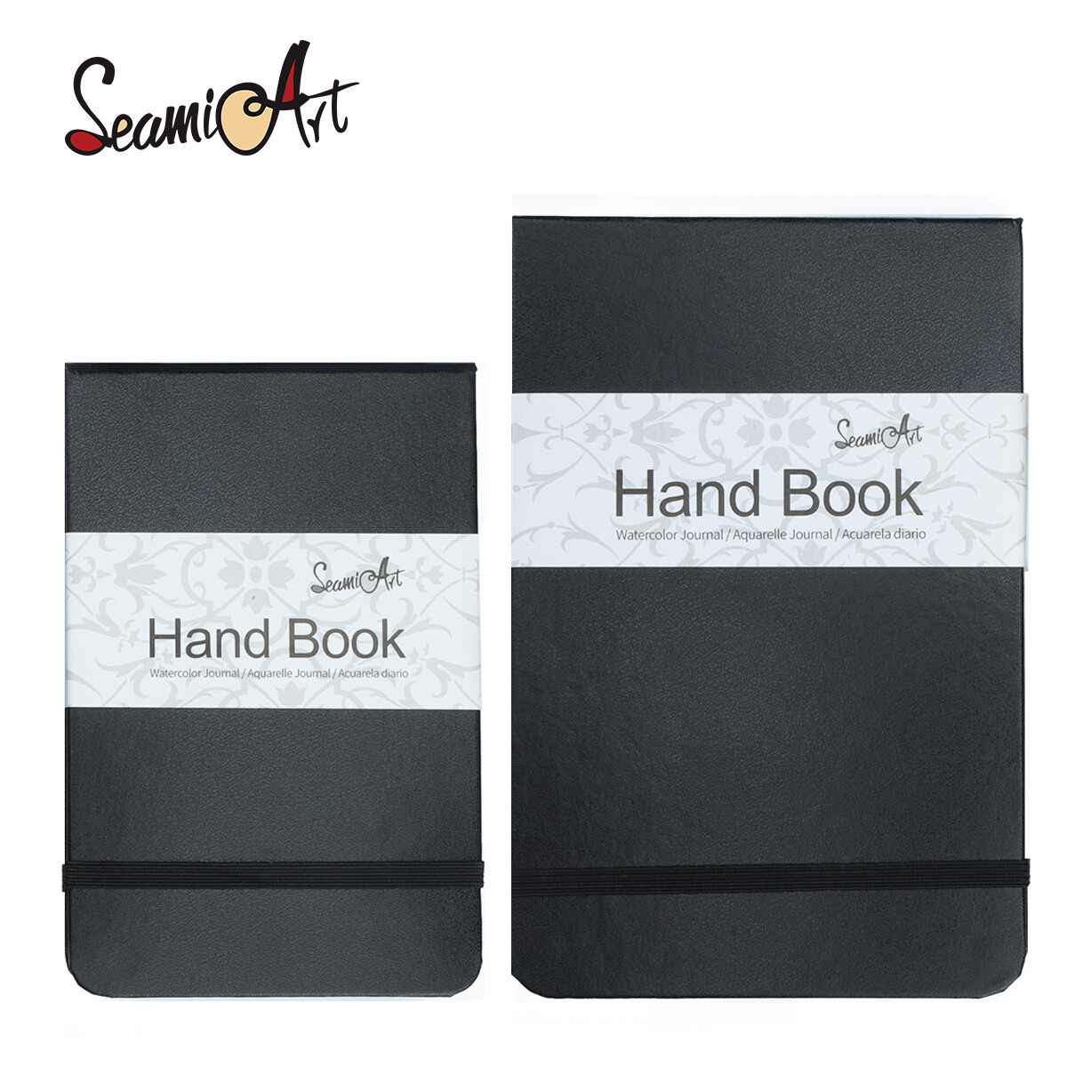 Seamiart sổ vẽ 2 kích cỡ cho màu nước giấy 300gsm 24 tờ