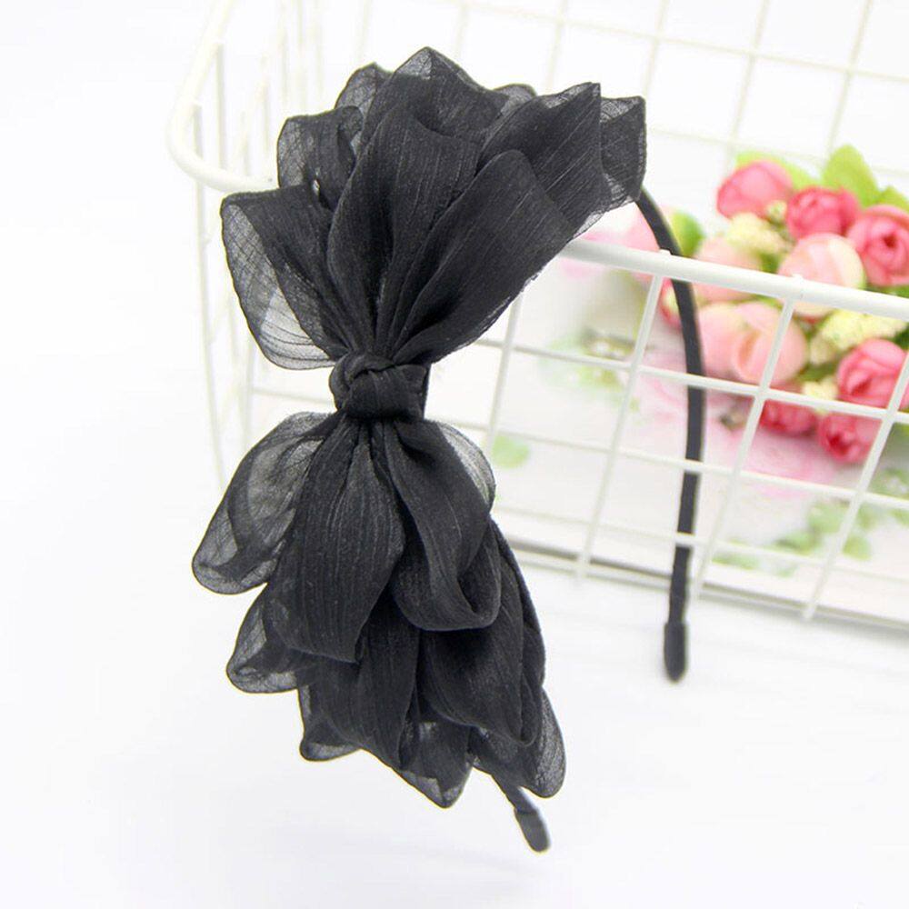 Phụ Nữ Ren Big Bow Ribbon Tóc Ban Nhạc Tóc Hoop Head Band Phụ Kiện Tóc  băng đô cài tóc phụ kiện tóc