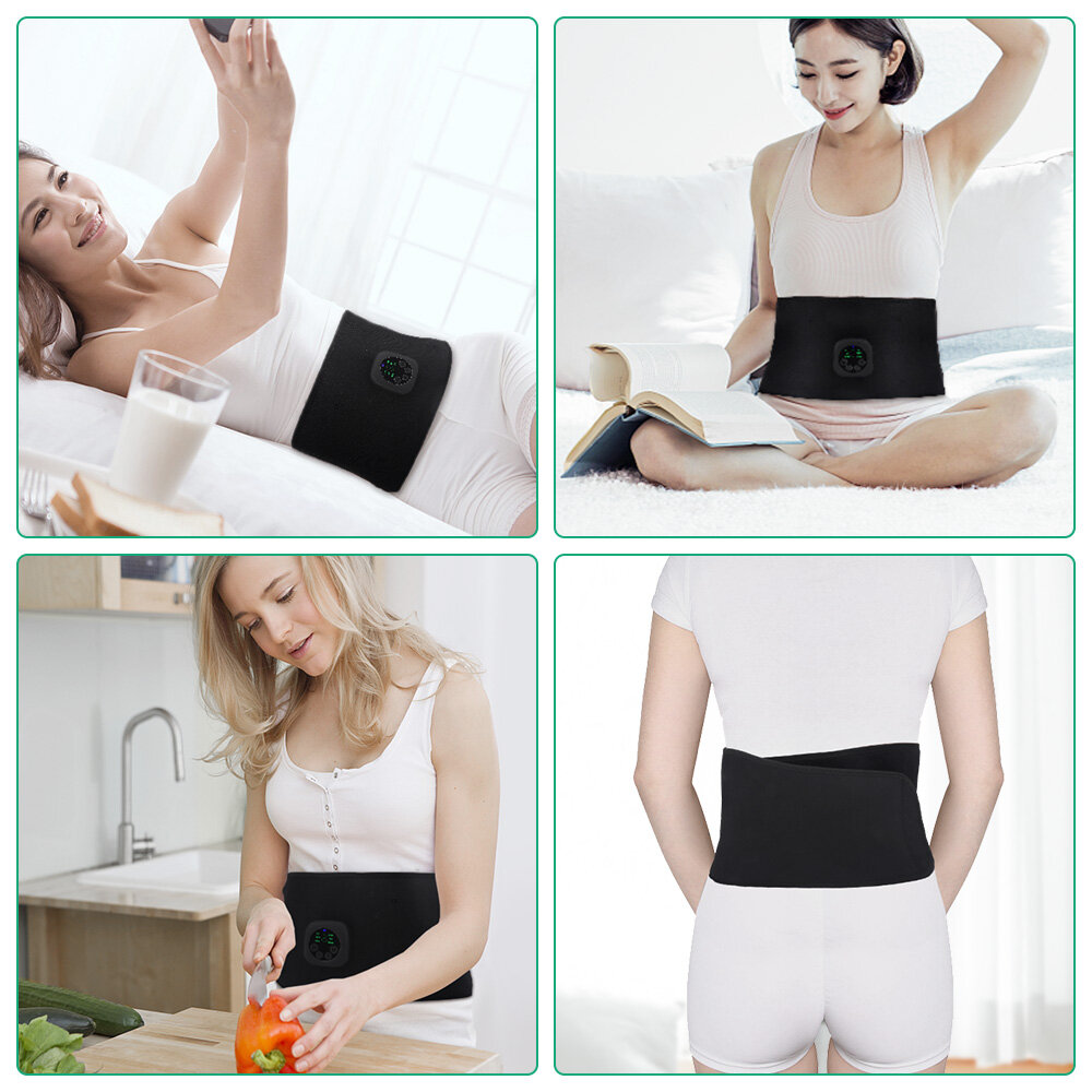 EMS Đai Giảm Béo Cơ Bụng Chạy Điện Đai Thắt Lưng Máy Kích Thích Cơ Bụng Thông Minh Máy Tập Cơ Bụng Giảm Cân Đốt Mỡ Tập Thể Dục