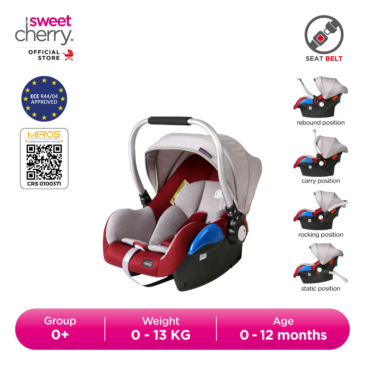 Harga car seat sweet cherry best sale