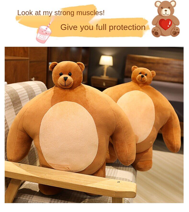 Multi Size Cute Soft Cartoon Small Head Bear Plush Doll Stuffed Toy Sleeping Hug Pillow Kid Boy Girl Birthday Gift Home Decoration Lazada