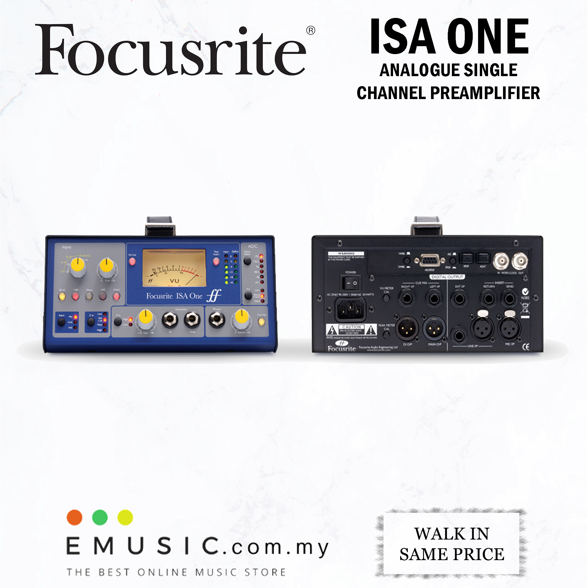 Focusrite ISA One Analogue Single Channel Preamplifier | Lazada