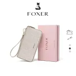 Ví Foxer Dành Cho Nữ Da Chia Thẻ Tín Dụng Clutch Có Dây Túi Ly Hợp