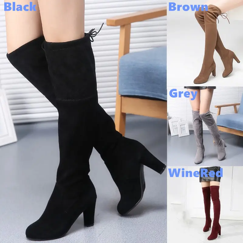 women's plus size thigh high boots