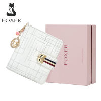 FOXER Women Leather Wallet Small Bifold Wallet Mini Wallet Card Holder