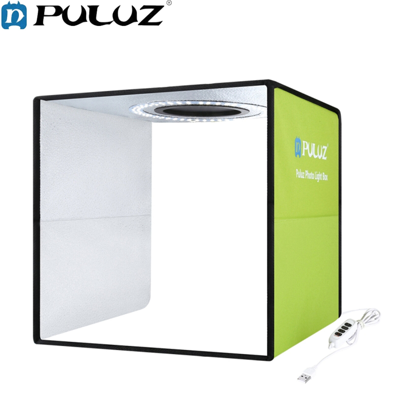 Puluz hộp đèn hộp đèn studio chụp ảnh mini với phông nền 6 màu bộ lều chụp ảnh 80 chiếc đèn led chiếu sáng chụp ảnh phòng có thể gập lại