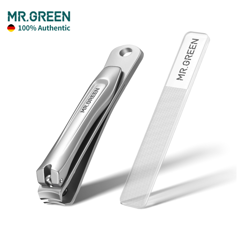 MR.GREEN Kềm cắt móng tay đinh thép không gỉ cắt tông đơ với Dũa Móng Tay