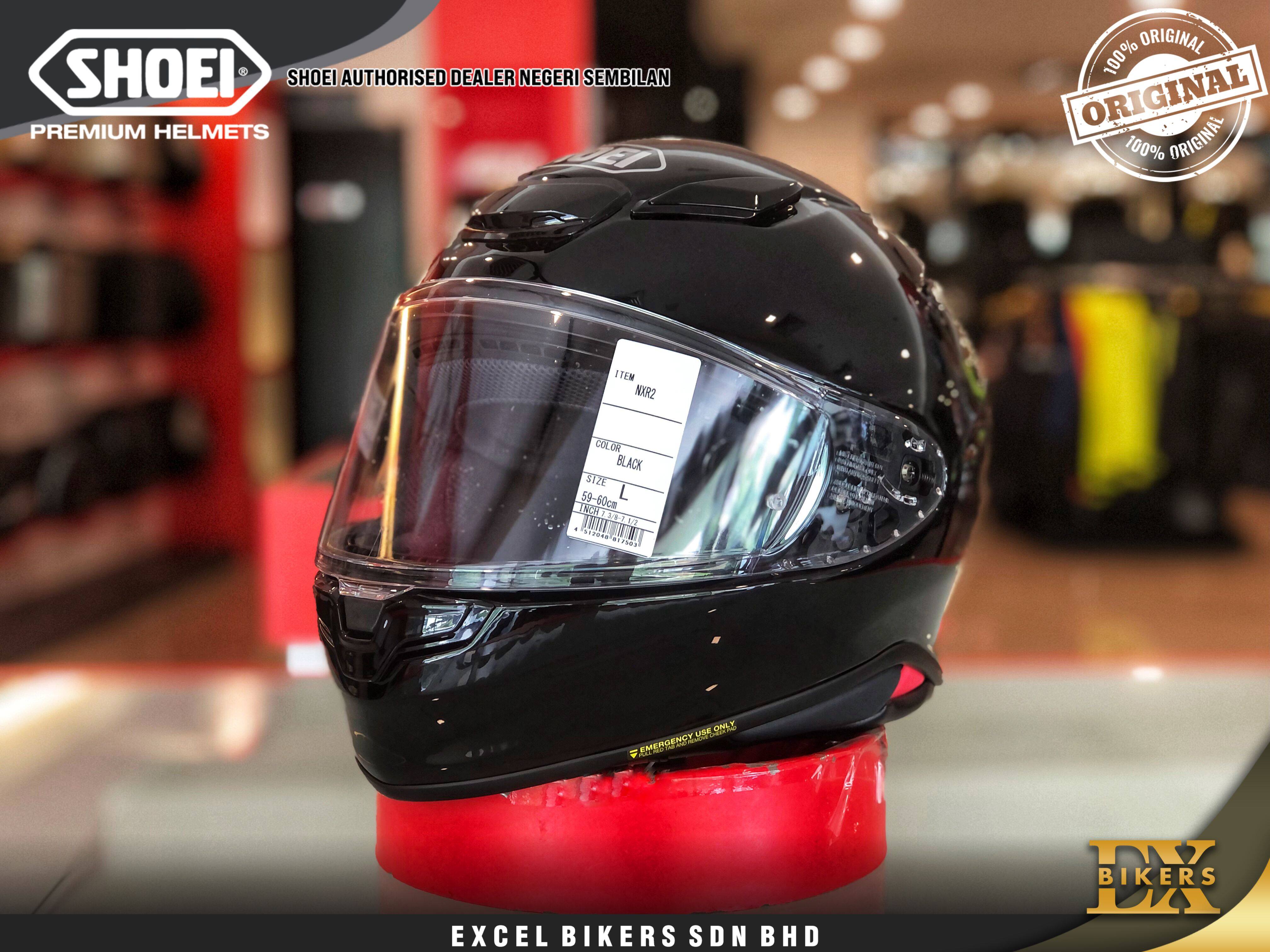 SHOEI HELMET NXR-2 BLACK NXR-2 Full Face Helmet Motorcycle