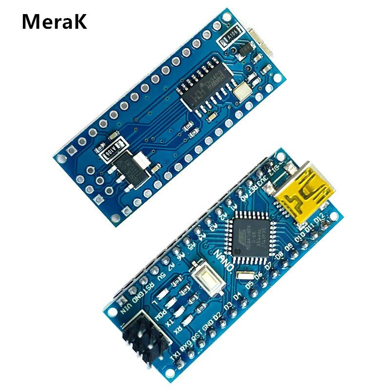 Nano usb mini với bộ nạp khởi động tương thích nano v3 bộ điều khiển màu đỏ cho arduino ch340 trình điều khiển usb 16mhz nano v3.0 atmega168p