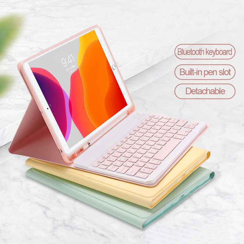Trường hợp bàn phím cho ipad 5th 6th 7th gen 8th 9th 10th thế hệ 10.9 ''cho ipad không khí 2 3 air4 không khí 5 pro 9.7 10.5 11 2020 2021 2022 mini 4 5 6 không dây bluetooth bàn phím chuột vỏ bọc bìa