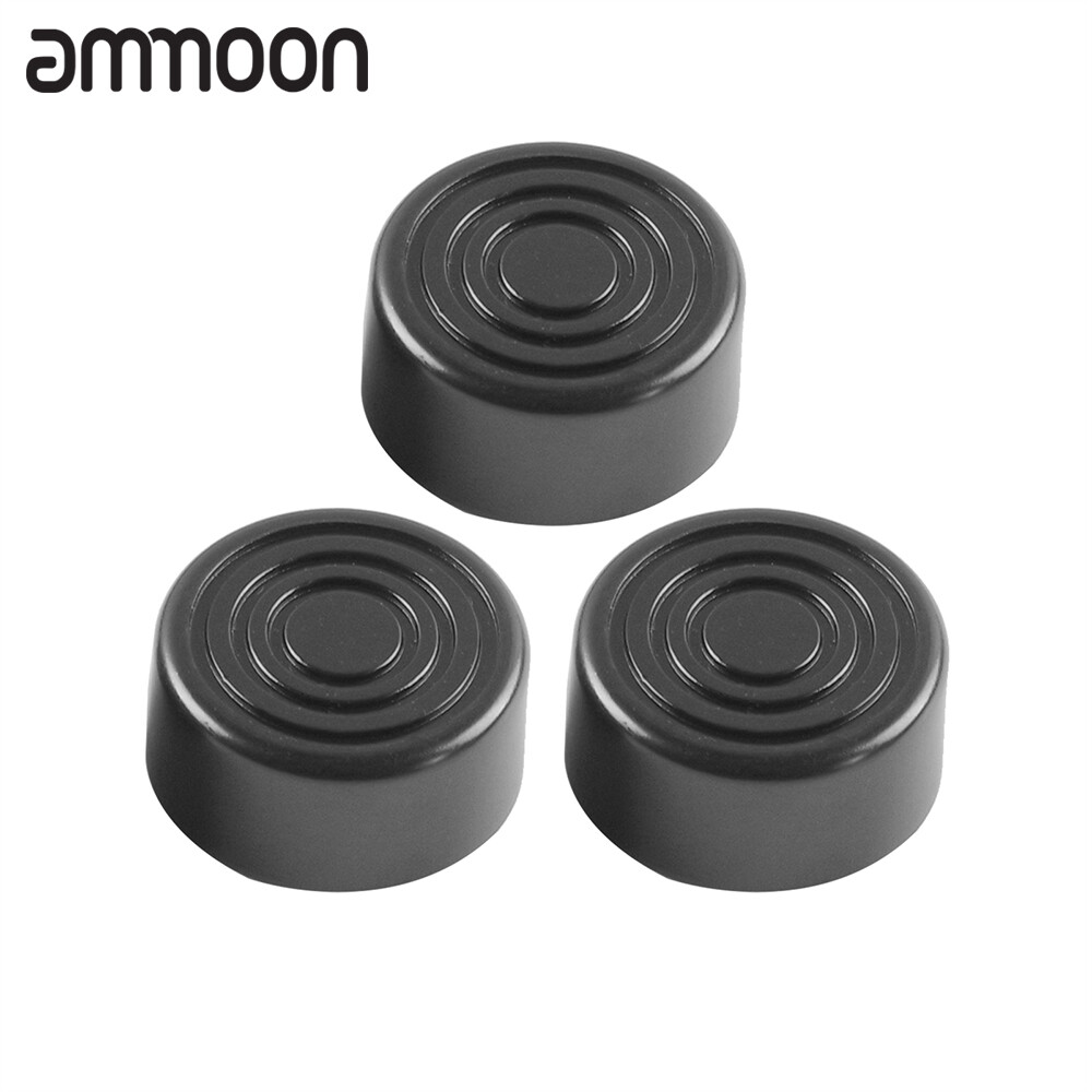 3 cái dụng cụ bảo vệ chân chống chân chống va đập abs cho bàn đạp hiệu ứng guitar màu đen