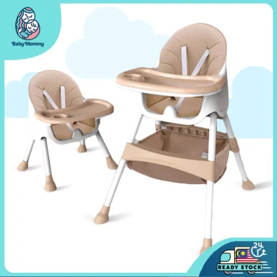 [Ready Stock] NeWReadyStock Baby MultiFunction 5Types Foldable Dining High Chair Baby Dining Chair (8)