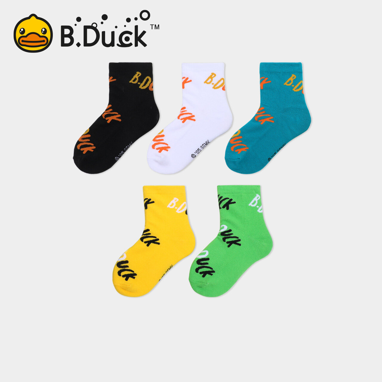 B. Duck Socks Boys Thin Breathable Four Seasons Girls Baby Socks Children