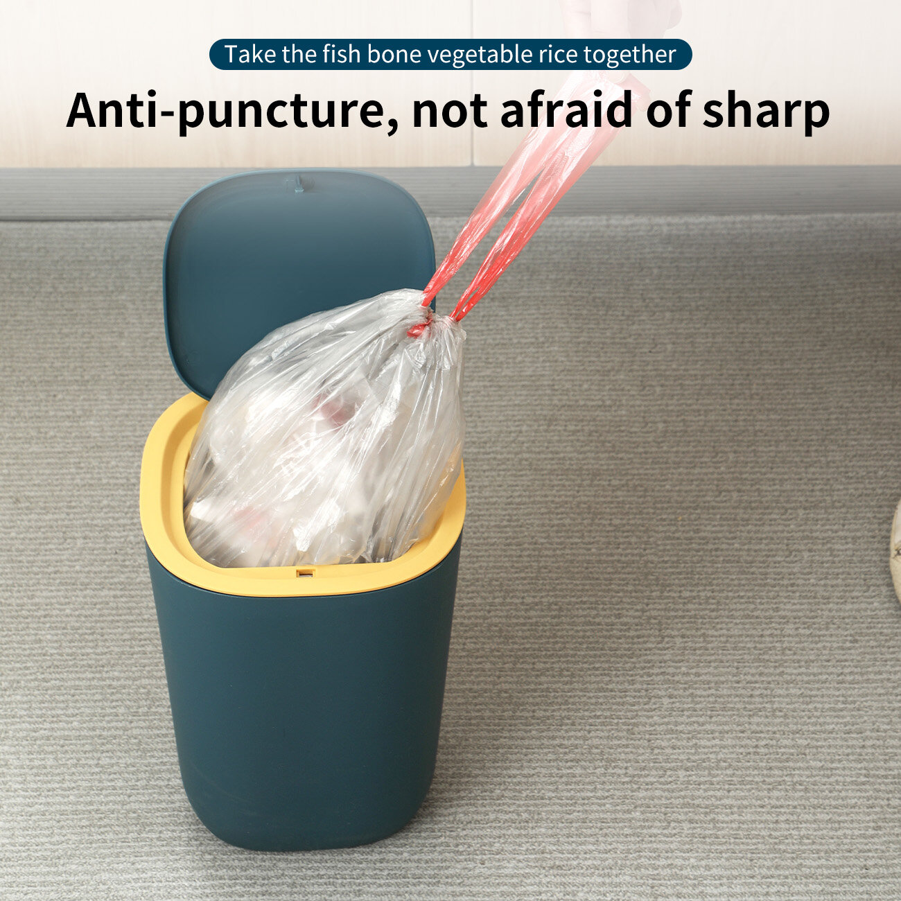 CNMF Túi Nhựa Dày Có Dây Rút Chống Đâm Thủng Dung Tích Cao