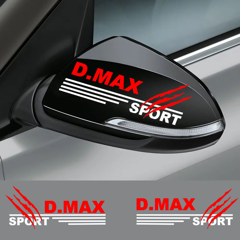 2PCS Car Styling Rearview Mirror Decoration Sticker Vinyl For Isuzu D max D-Max ราคา  73 บาท*ส่งฟรี