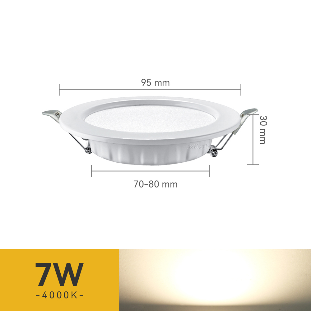 LED Downlight 5W 7W 9W 12W 20W 220V Recessed Ceiling Lamp Round LED Panel Down Lights Spotlight Lighting