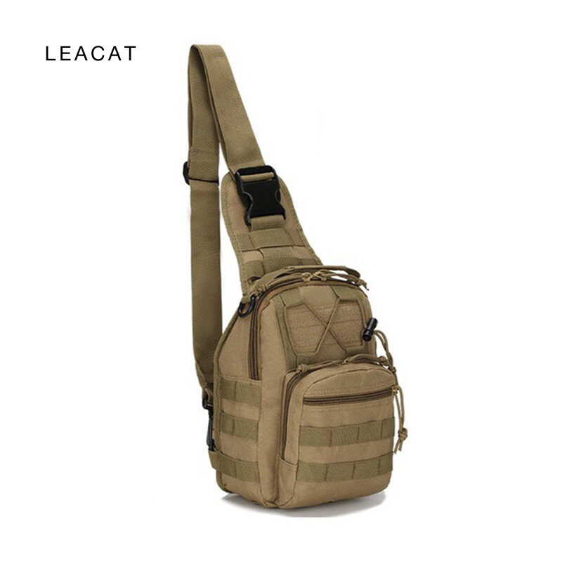 Leacat Outdoor multifunctional waist bag crossbody bag waterproof assault