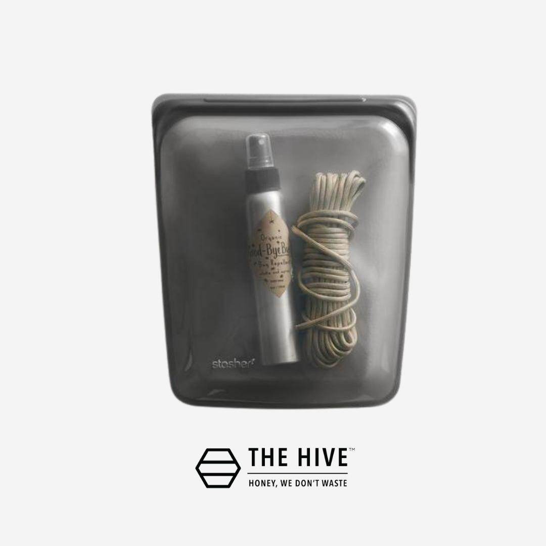 Gambar Stasher Reusable Silicone Storage Bag, Half Gallon 64.2 fl oz (1.9L) Freezing and Storing, Travel friendly