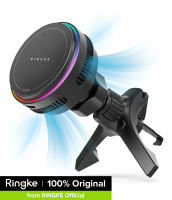 Ringke Qi2.2 25W MagSafe Compatible Car Charger Mount with Peltier Cooling แท่นยึดแม่เหล็กสำหรับชาร์จไร้สายเร็ว Qi2 สำหรับ Apple iPhone และ Samsung Galaxy ยึดแน่นหนา