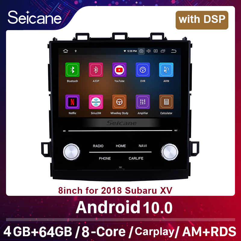 Seicane 8 inch IPS Touchscreen Android 12.0 GPS Navigation Radio for 2018 Subaru XV with WIFI Bluetooth USB Carplay DSP support Digital TV 1080P ราคา 8,900 บาท*ส่งฟรี