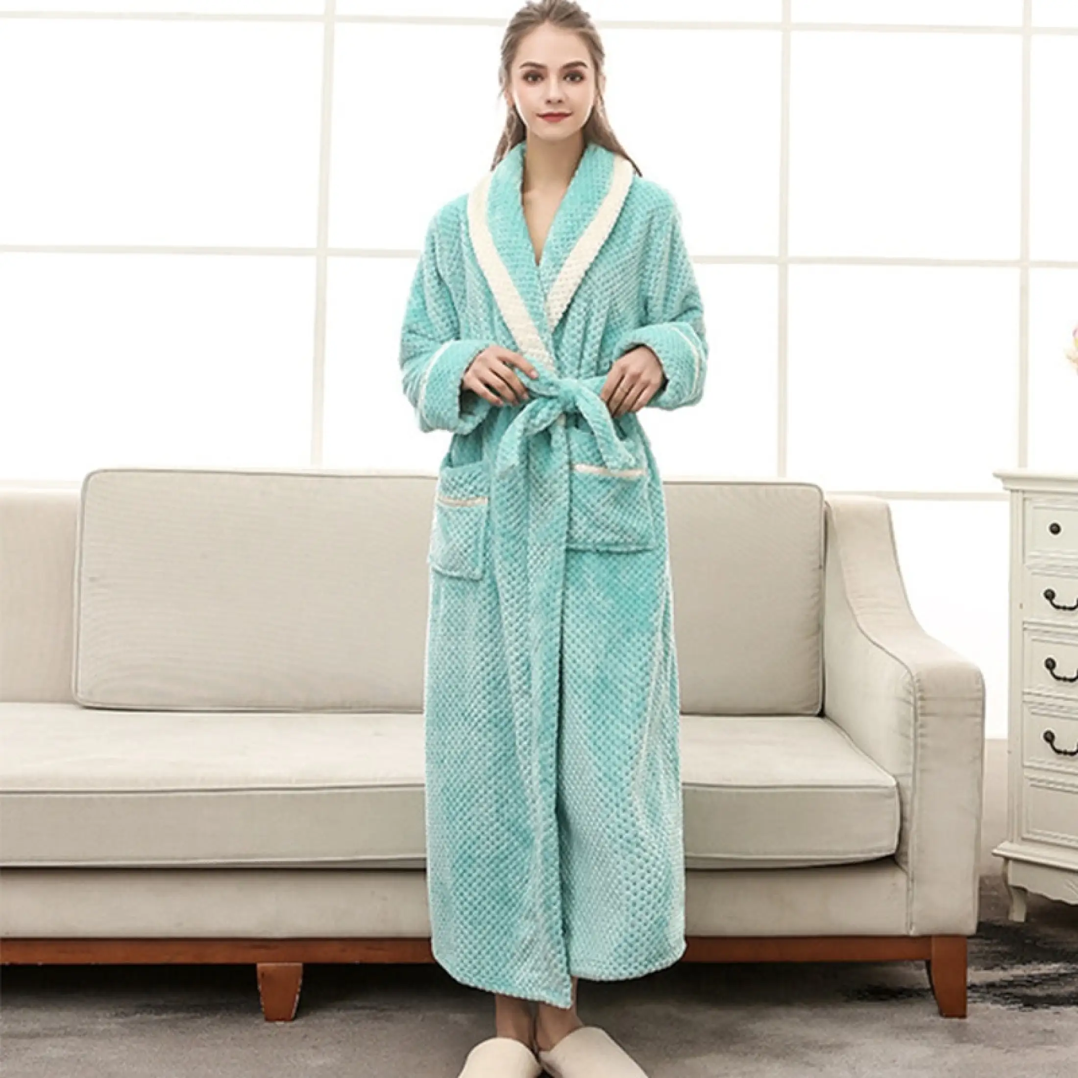 Ankle length dressing gown Clearance