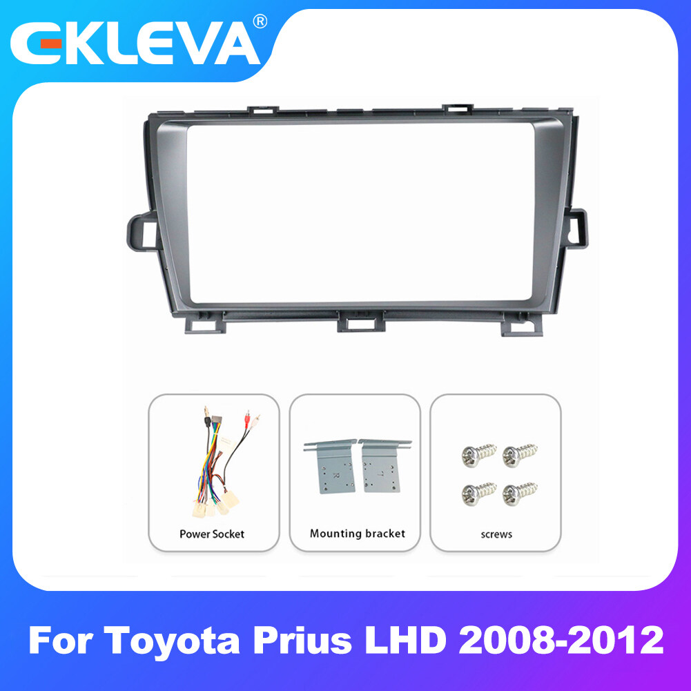 EKLEVA Bộ Chuyển Đổi Khung Xe Cho Toyota Prius LHD 2008-2012 Android Âm Thanh Radio Hộp Bảng Điều Kh