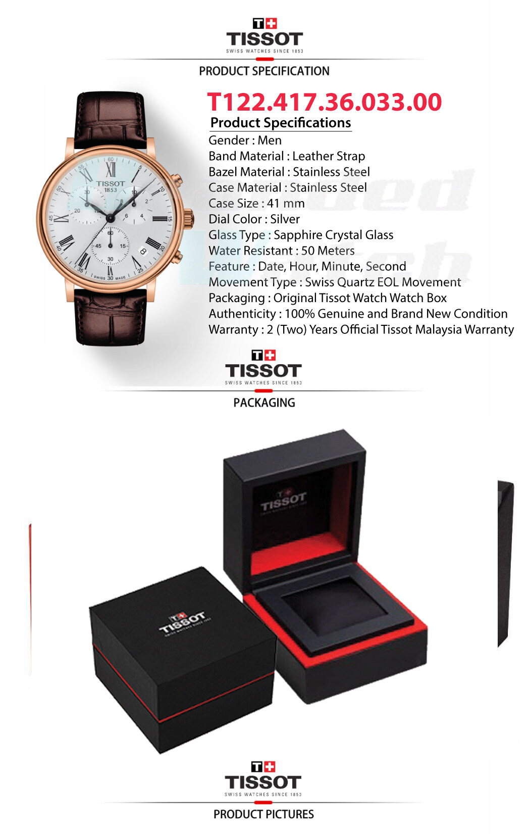 Tissot best sale malaysia catalogue