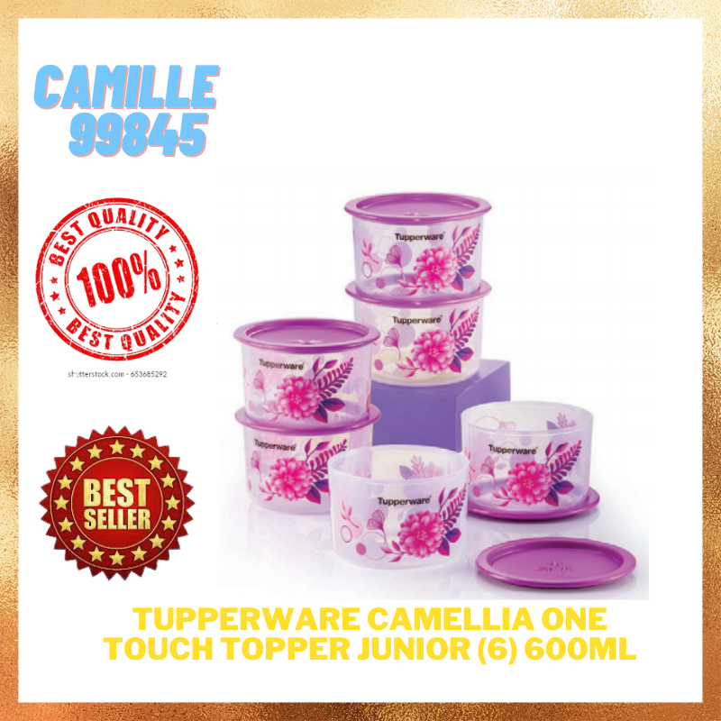 Gambar Tupperware Camellia One Touch Topper Junior (6) 600ml