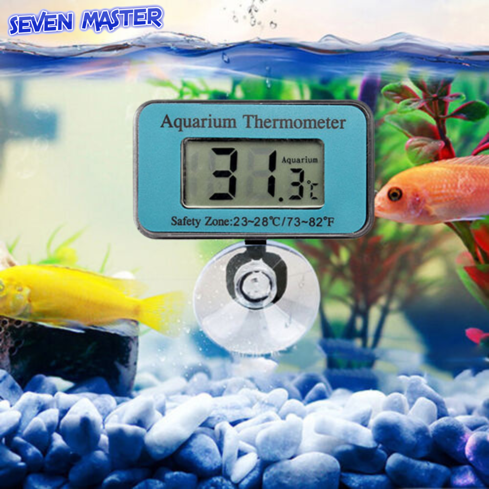 Bảy Master độ chính xác cao Aquarium thermograph Bể cá mini hiển thị điện