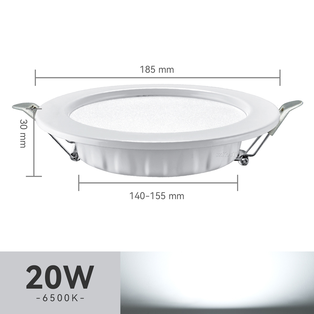 LED Downlight 5W 7W 9W 12W 20W 220V Recessed Ceiling Lamp Round LED Panel Down Lights Spotlight Lighting