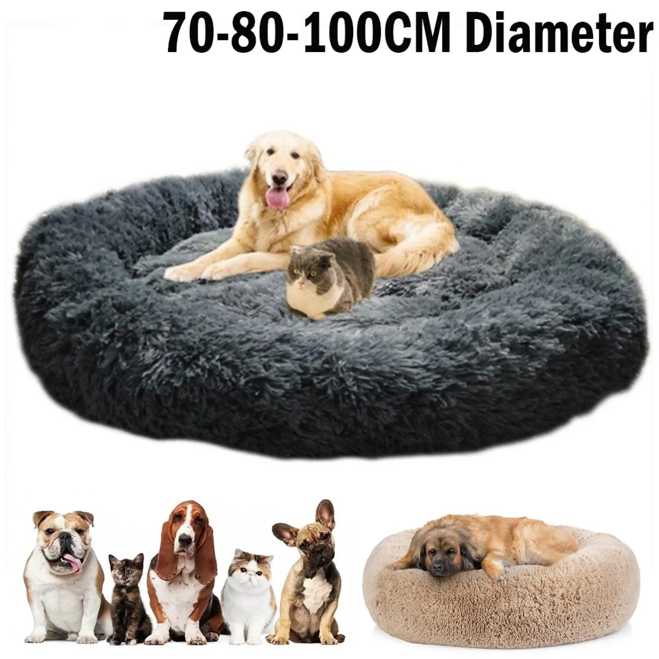 Fluffy dog pillow bed Clearance