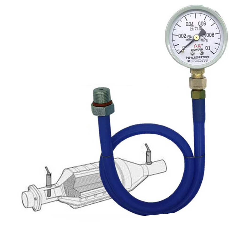 Car Catalytic converter blockage detection gage Automotive exhaust pipe blockage detection gage