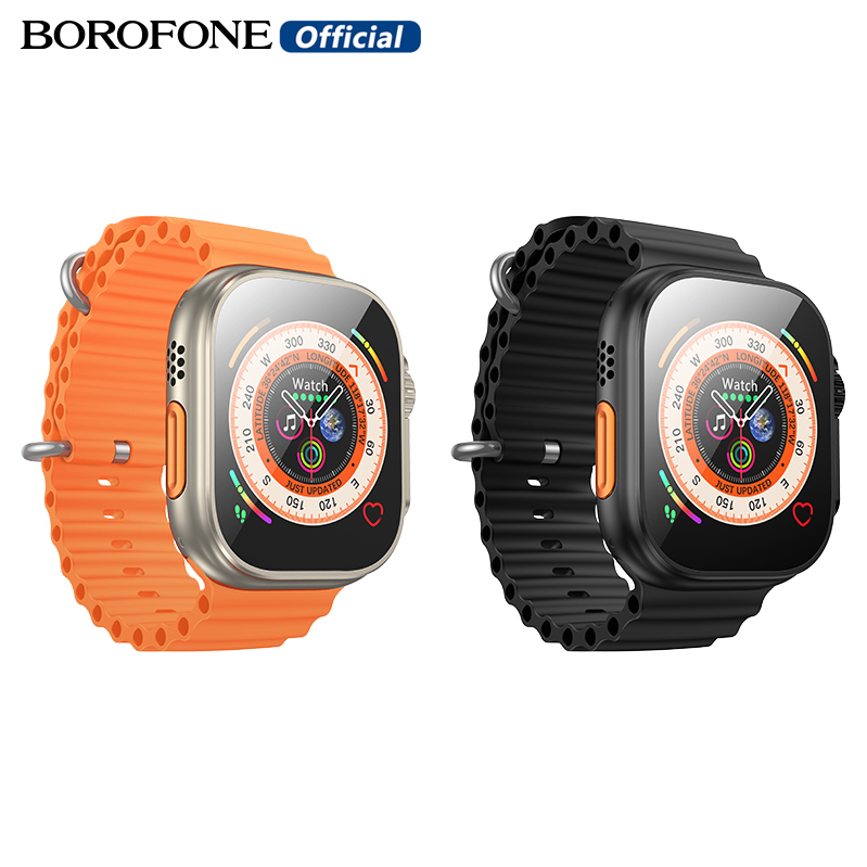 【Support Calls】BOROFONE BD10 Ultra Smart Sports Watch 2.01inch Full Touch Screen Ultra Smart Sports Fitness Watch IP65 Waterproof BT5.3 For iOS Android All smartphones Universal Watch 22 Languages ราคา 797 บาท*ส่งฟรี