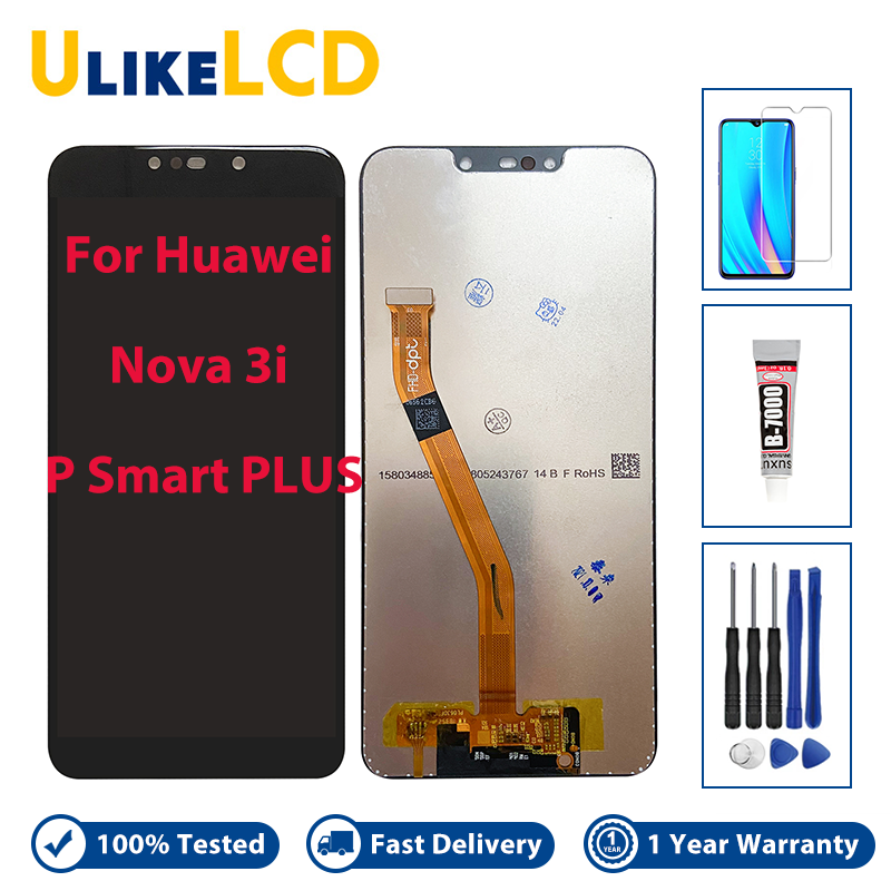 Bộ Số Hóa Màn Hình LCD Nova 3i/ P Smart Plus Huawei Màn Hình LCD Tấm Màn Hình Cảm Ứng Với Lắp Ráp Với Khung + Dụng Cụ Miễn Phí