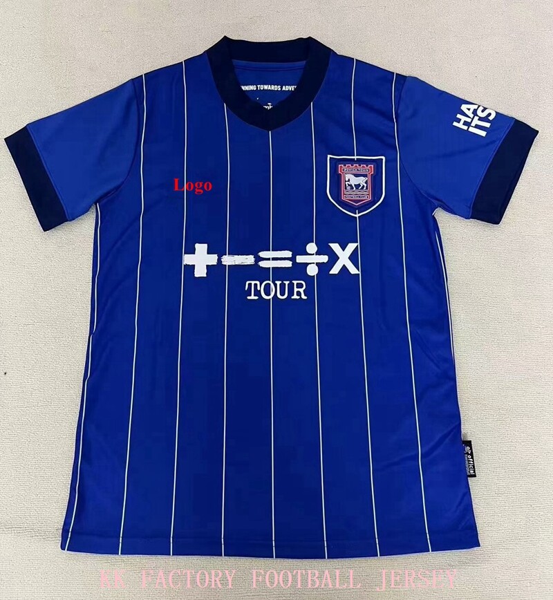 Ipswich nhà áo bóng đá 2024-25 thái bóng đá chất lượng Jersey sơ mi thể thao cho nam giới AAA