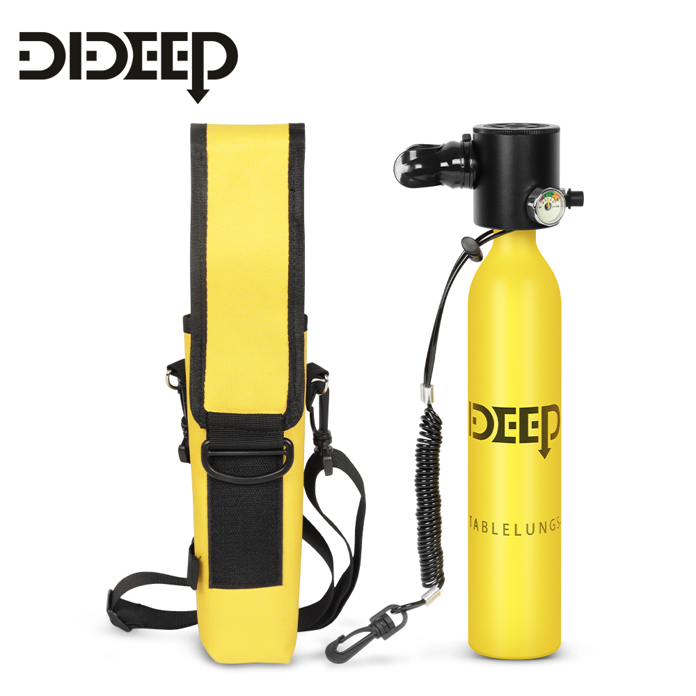 DIDEEP Pro Professional diving sports equipment 0.5L Capacity diving oxygen bottle snorkeling set lung tank for diving 5-10 minute diving accessories mini lung tank portable scuba diving tank full set Scuba Tank Underwater ราคา 5,279 บาท*ส่งฟรี