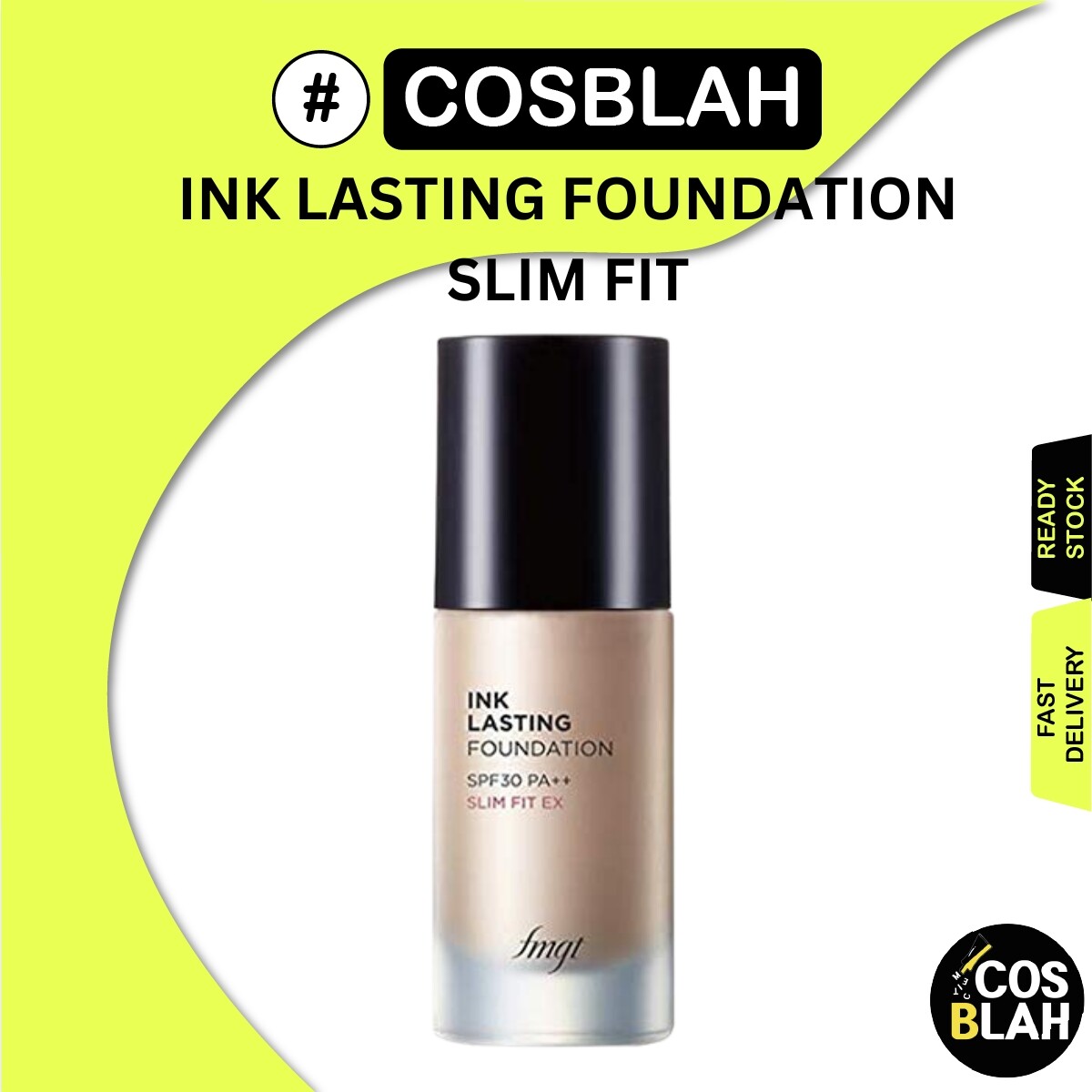 [The Face Shop] Kem Nền FMGT Ink Lasting Foundation Ôm Vừa EX / Glow (Mới)