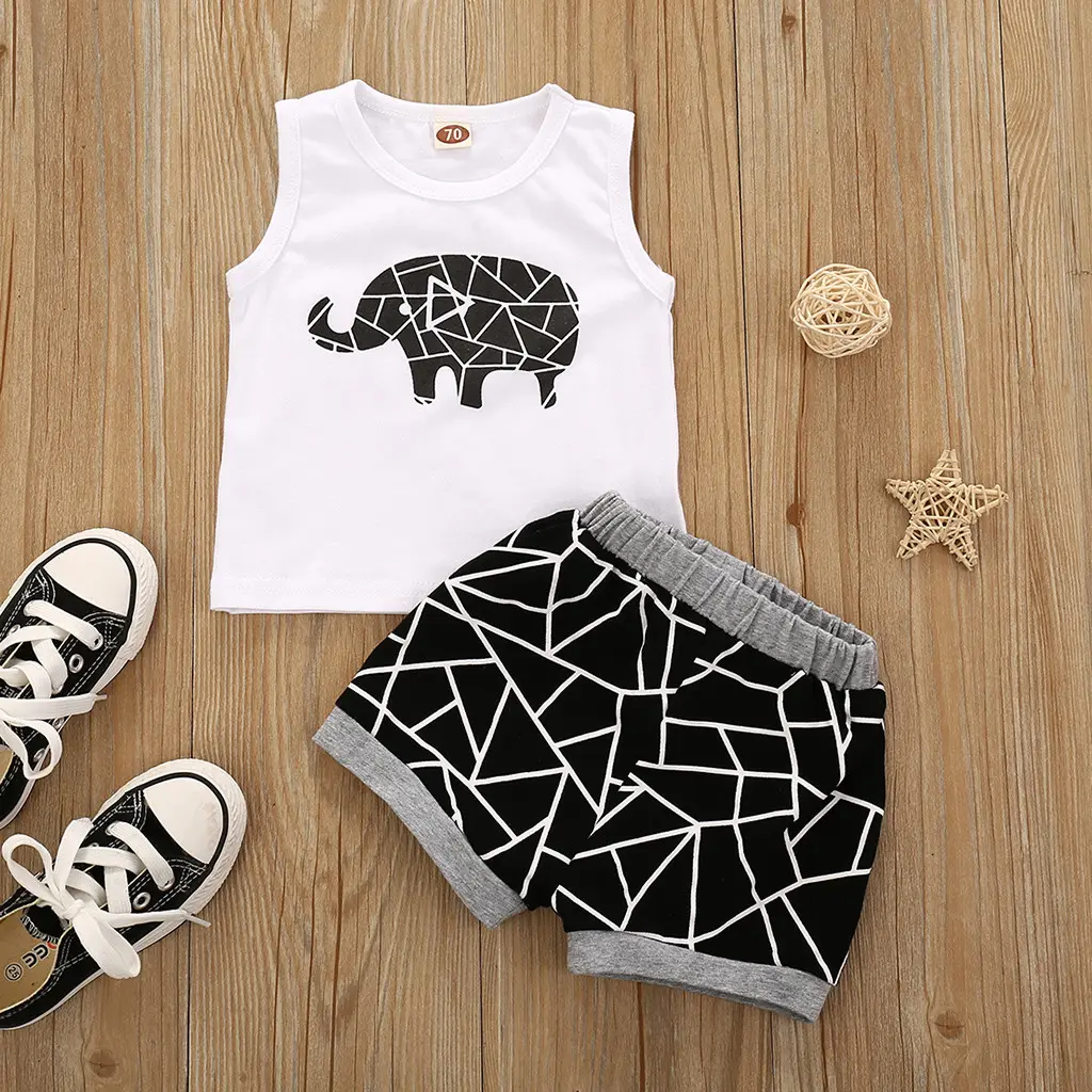 baby clothes with elephant design