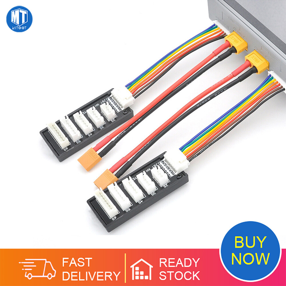 Bộ chuyển đổi cân bằng ngân hàng lithium balance bảng sạc 2s-6s với bộ sạc jst xh cho bộ sạc imax b6 d6