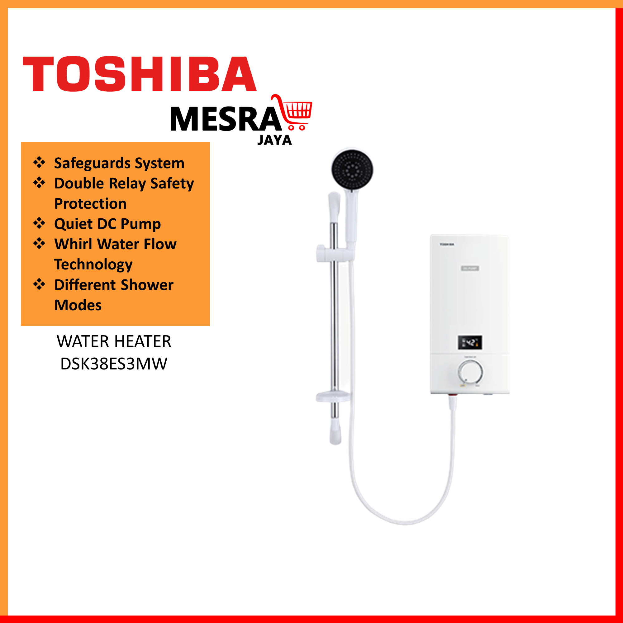 Shop Dsk38es3mw Toshiba online - Oct 2023 | Lazada.com.my