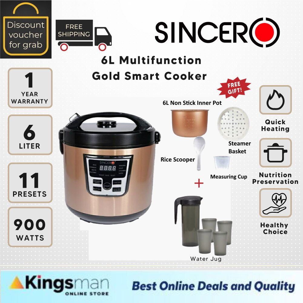 Rc 800 Sincero 6l Pressure Cooker Review SINCERO Rice Cookers Good