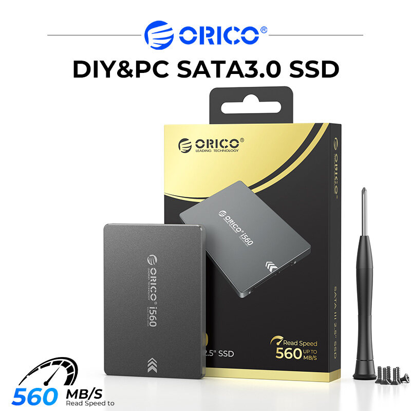 ORICO 2.5 inch 550 MB/giây SATA3 SSD 128GB 1TB 4TB cho máy tính xách tay Máy tính để bàn SATA đĩa 2.5 SATA3 nội bộ Ổ cứng SSD