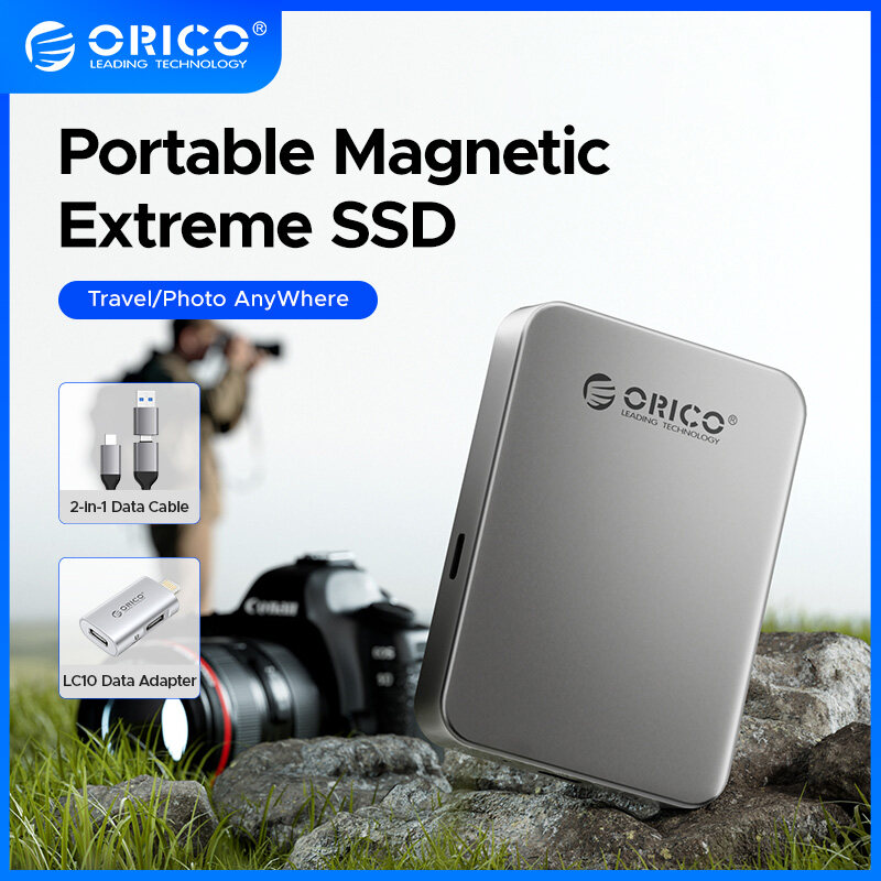 Orico 500 MB/giây Cực Di Động SSD Cho điện thoại Android iPhone 16 15 Pro/Max Prores 4K Prores HDR G