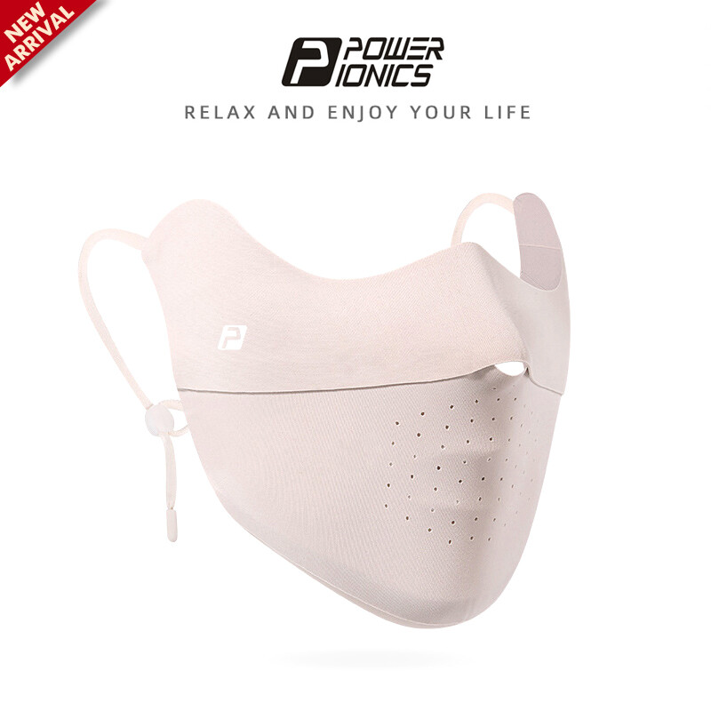 POWER IONICS Breathable Women's UV Sun Protection Face Mask UPF50+ Outdoor Sports FDA Registration Mask ราคา 299 บาท*ส่งฟรี