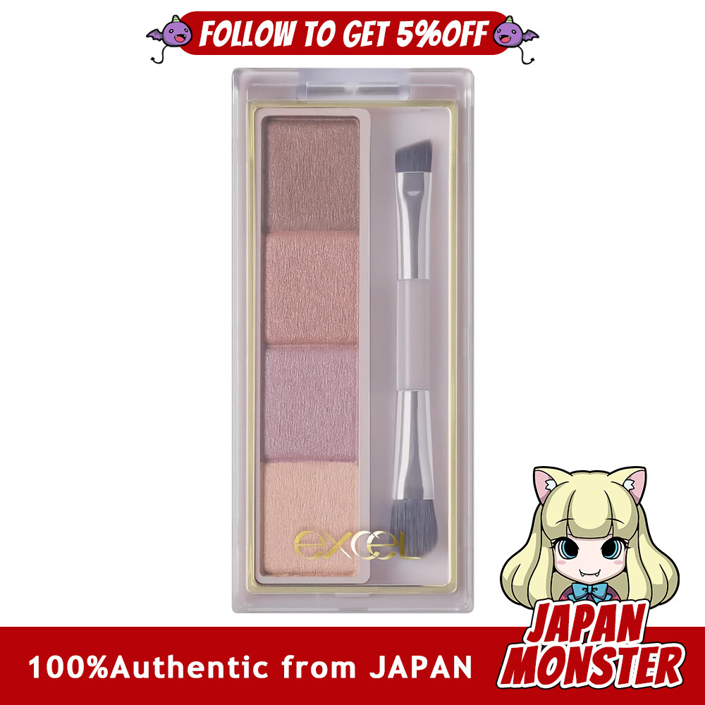 Excel Color Edit Powder Brow EP04 (Winter Mauve) Eyebrow Powder for Winter Cool Tones Japan
