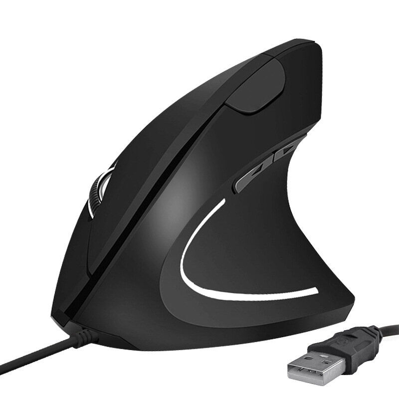 Chuột có dây dọc ergonomic 800 1200 1600dpi usb quang cổ tay khỏe mạnh chuột cho máy tính máy tính tay phải