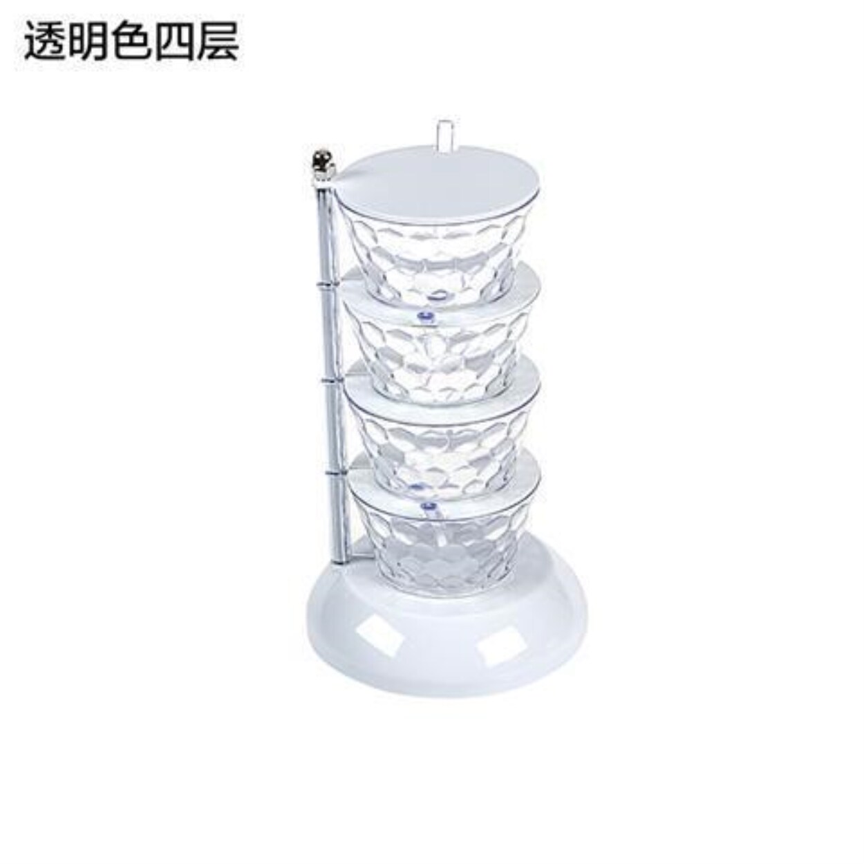 Gambar Vertical seasoning box rotatable seasoning box creative kitchen utensils with spoon seasoning bottle seasoning jar set