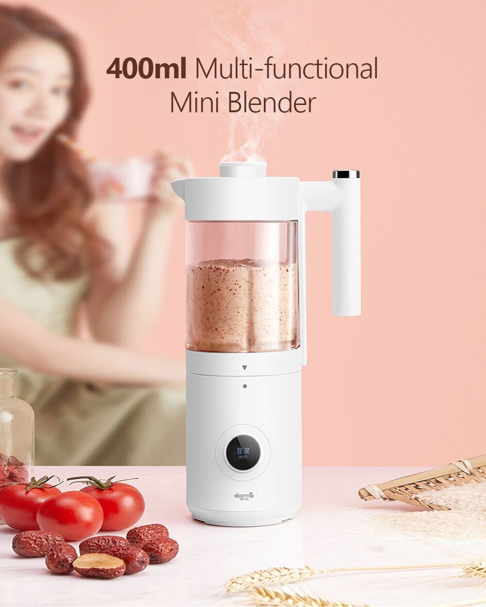 Deerma NU100 Cooking Heating Blender Hot & Cold Application Multi ...