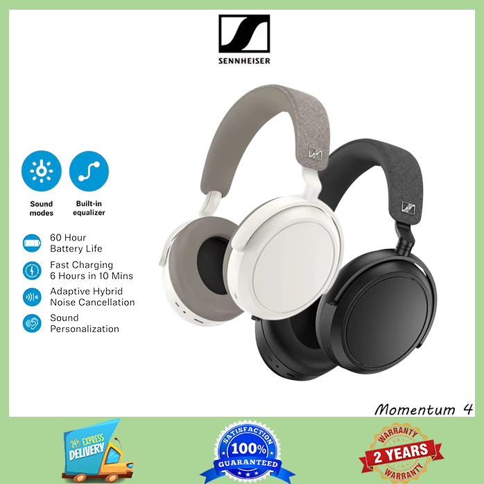 Sennheiser MOMENTUM 4 Noise-Canceling Wireless Over-Ear Headphones - Brand New ราคา 15,110 บาท*ส่งฟรี