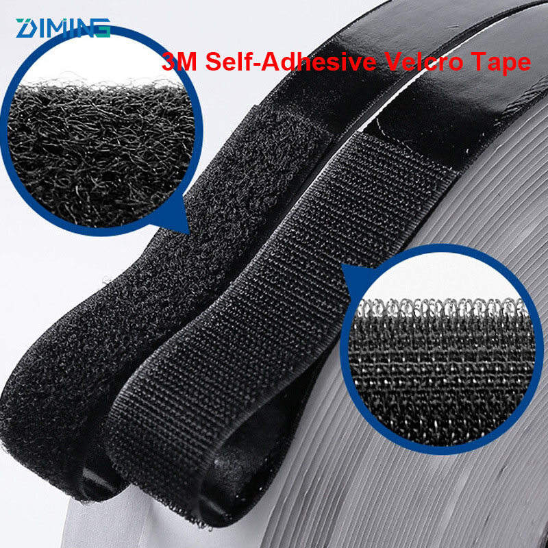 3M Băng Dính Velcro Móc & Vòng Velcro Băng Dính Hai Mặt Lưới Chống Muỗi Băng Dính Hai Mặt Pelekat Jaring Nyamuk
